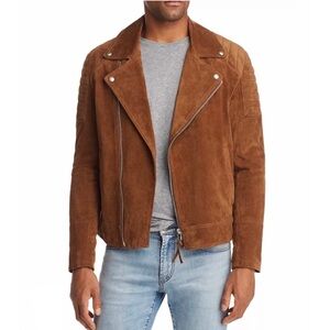 Blank NYC Men's Tan Suede Jacket